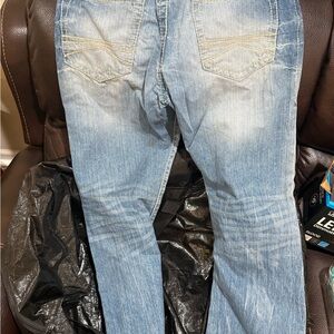 Express Men's Light Blue Straight Jeans